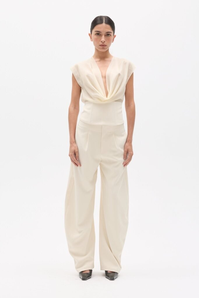 TESSIE TOP - IVORY 1
