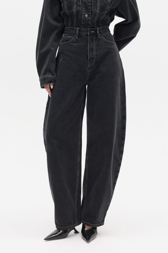 WILLA DENIM JEAN - SMOKE BLACK 1