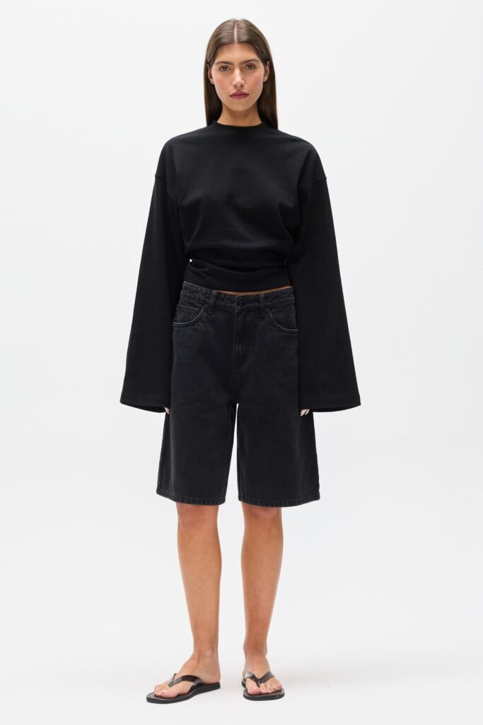 LEX LONG SLEEVE T-SHIRT - BLACK 1