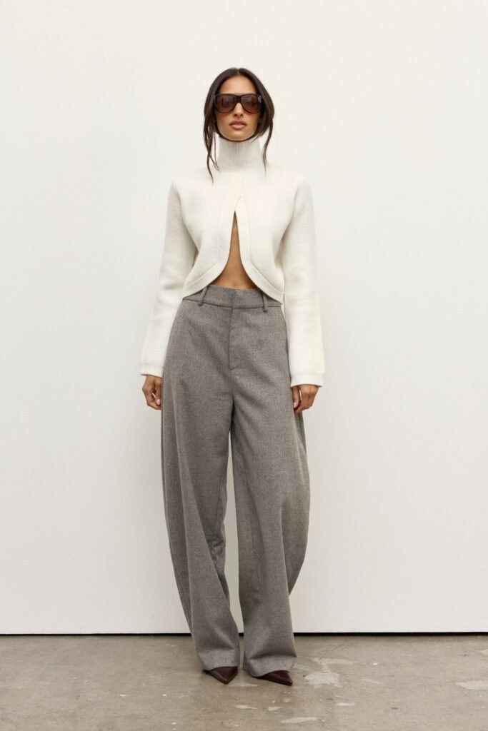 CLEMENT KNIT TOP - WHITE 1