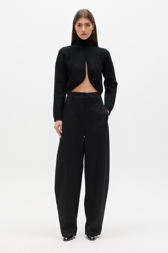 CLEMENT KNIT TOP - BLACK 1