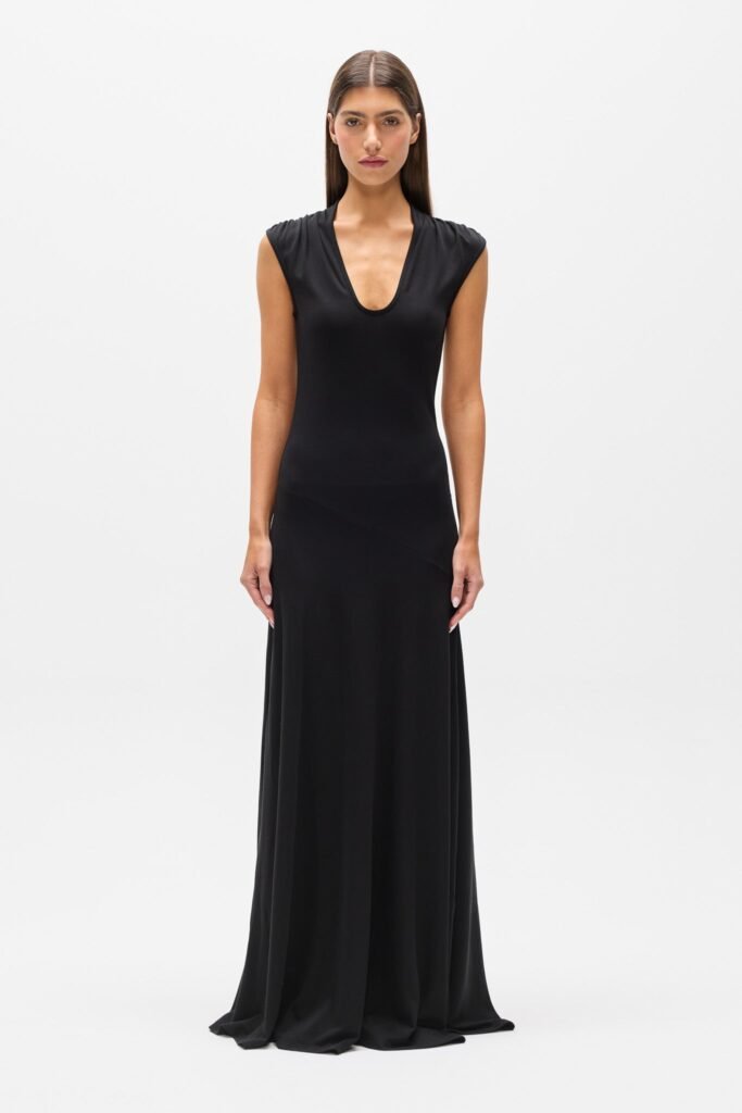 ENA MAXI DRESS - BLACK 1