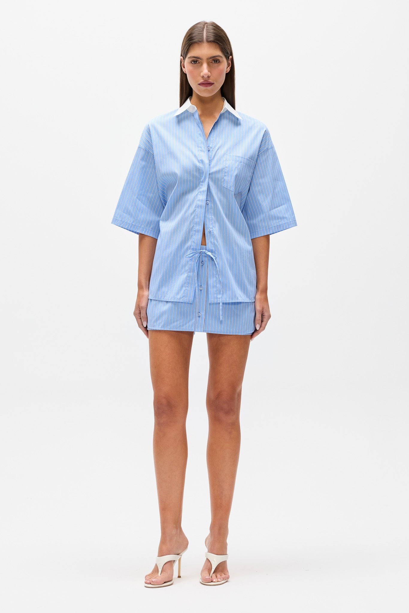 KANZO SHIRT - BLUE STRIPE 1