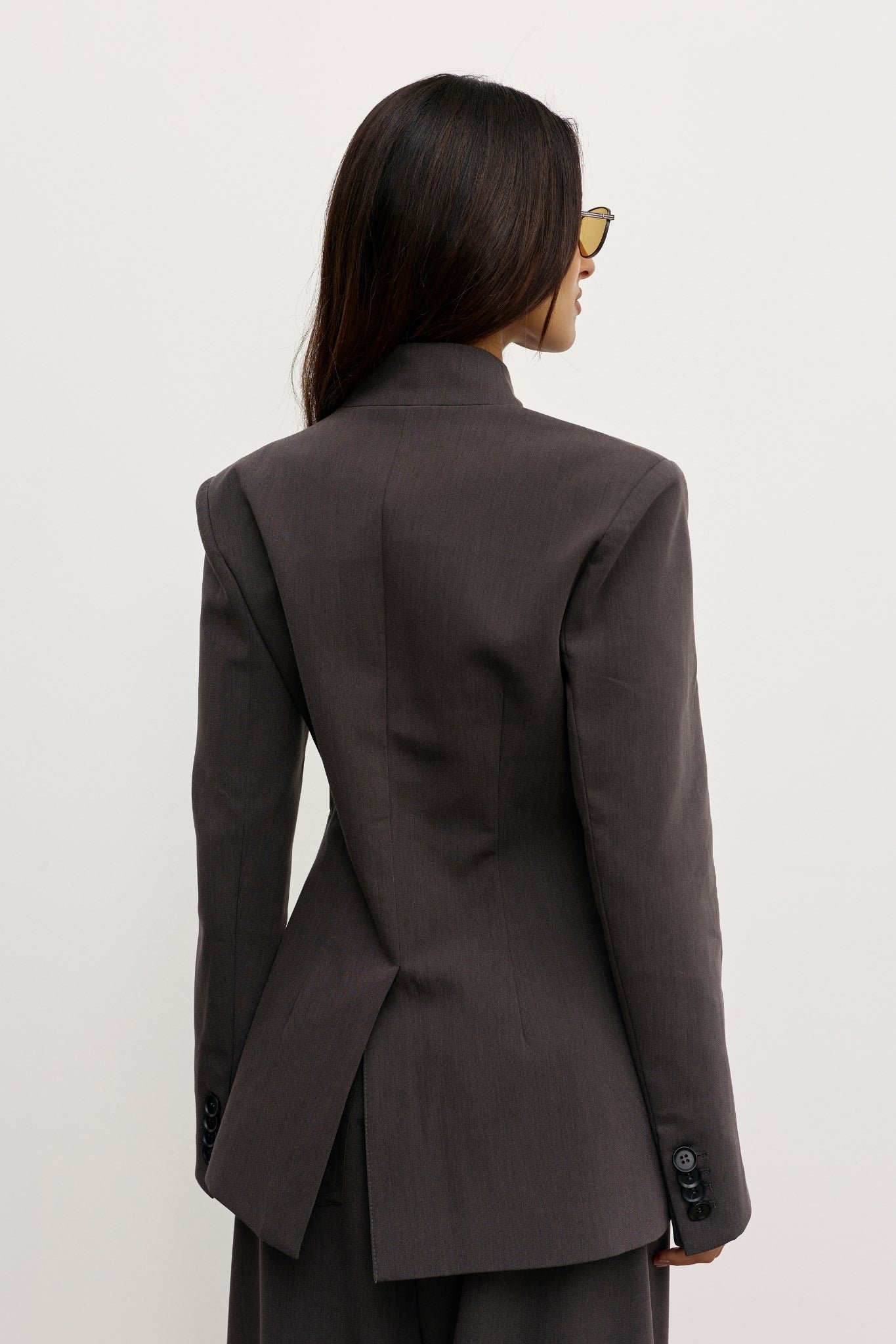 LINDSAY BLAZER - CHARCOAL 4