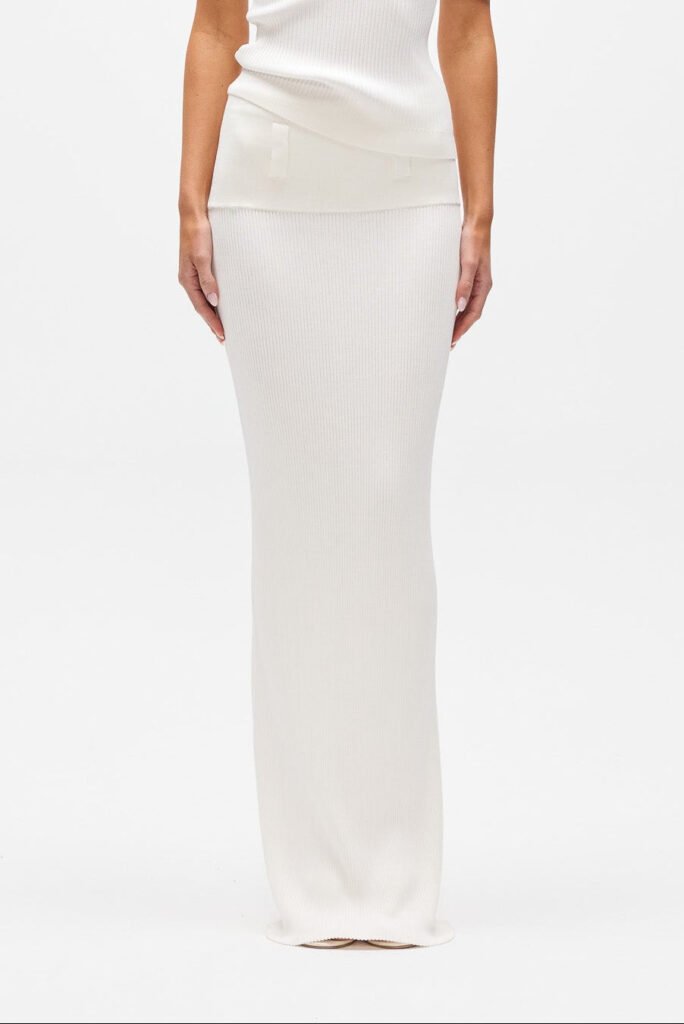 RHYLIN SKIRT - IVORY 1