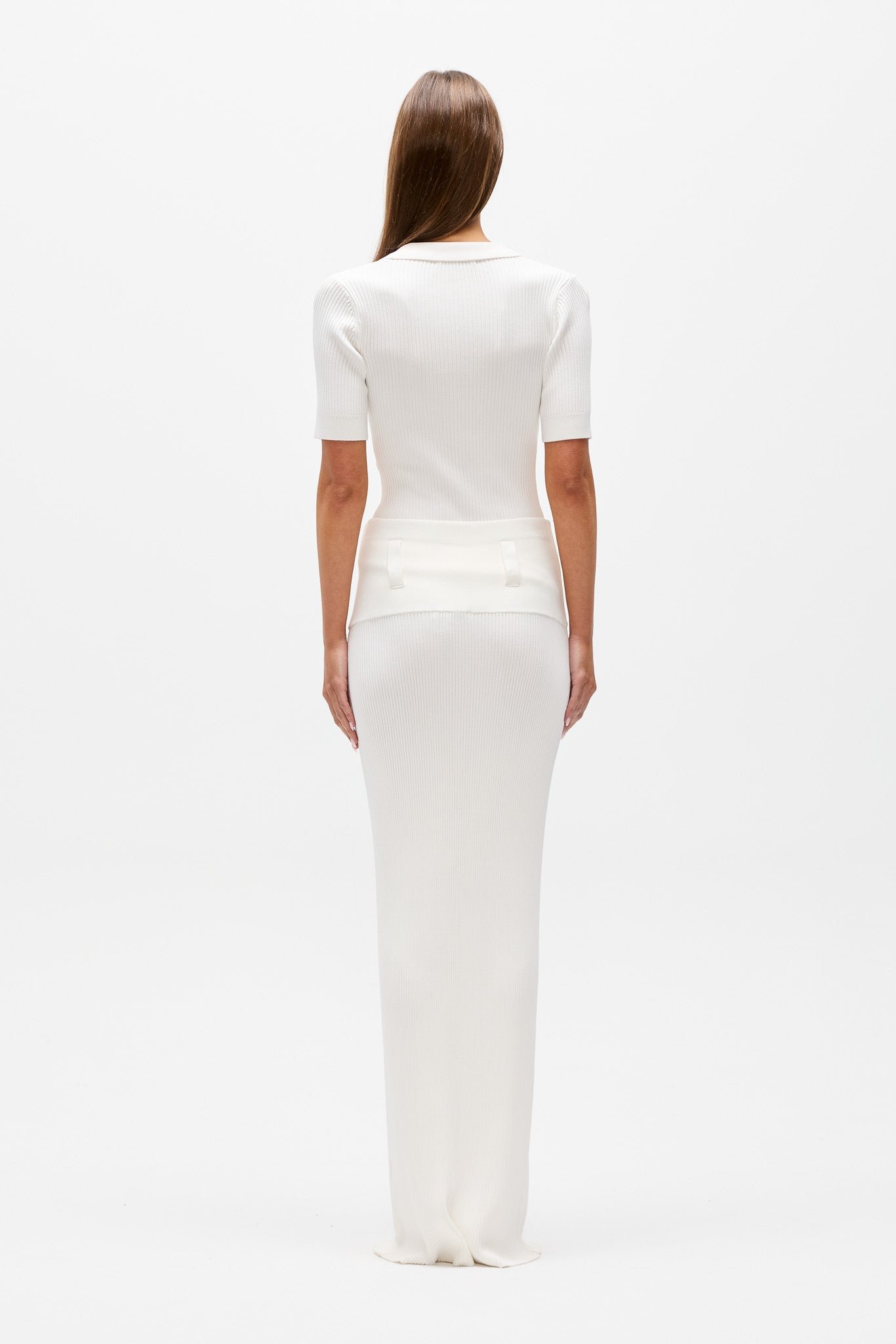 MIRANDA KNIT POLO - IVORY 4