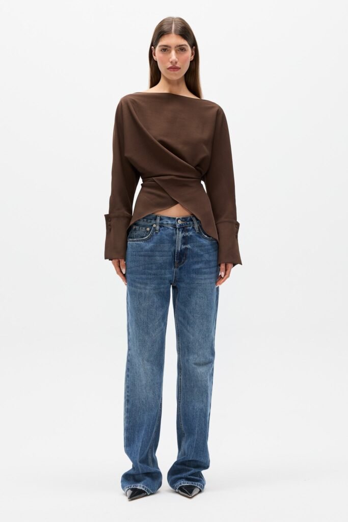 NOVALYN TOP - BROWN 1