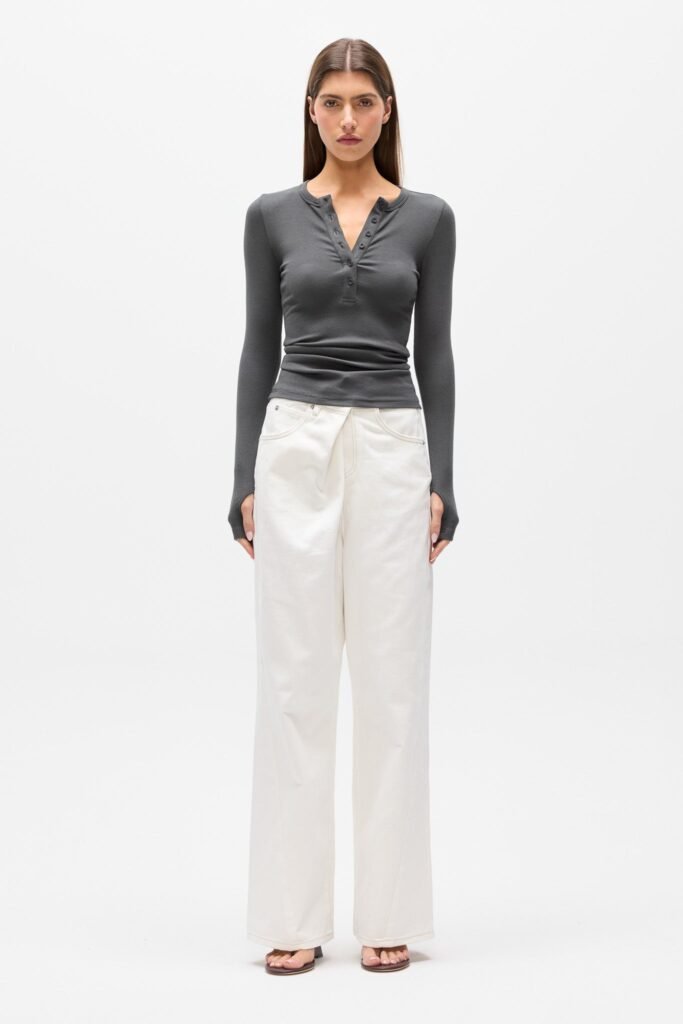 PIPER HENLEY TOP - SMOKE 1