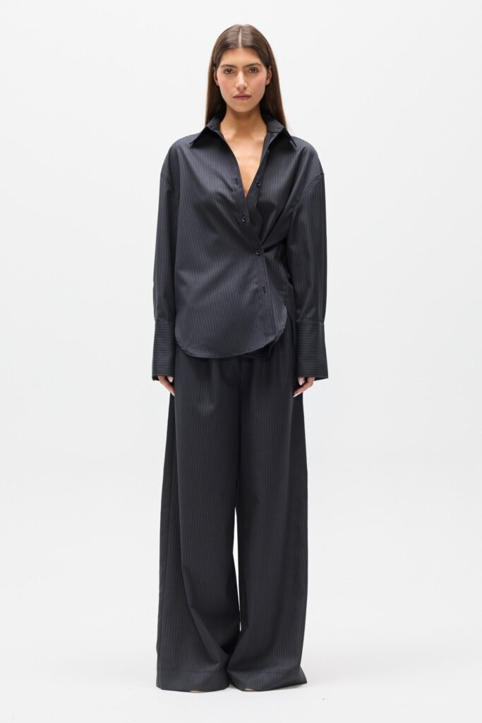 TOKO TOP - GREY STRIPE 1