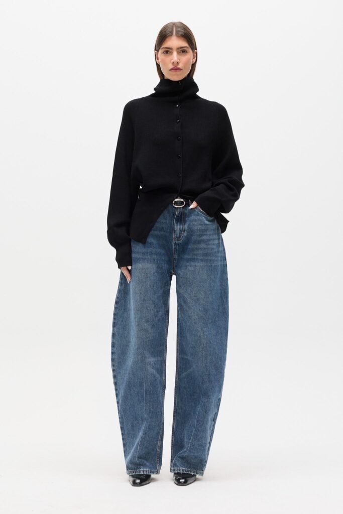 VIOLETTE KNIT CARDIGAN - BLACK 1