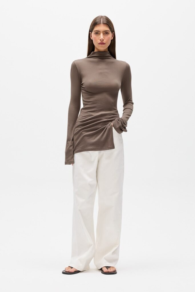 XENIA TOP - MINK 1